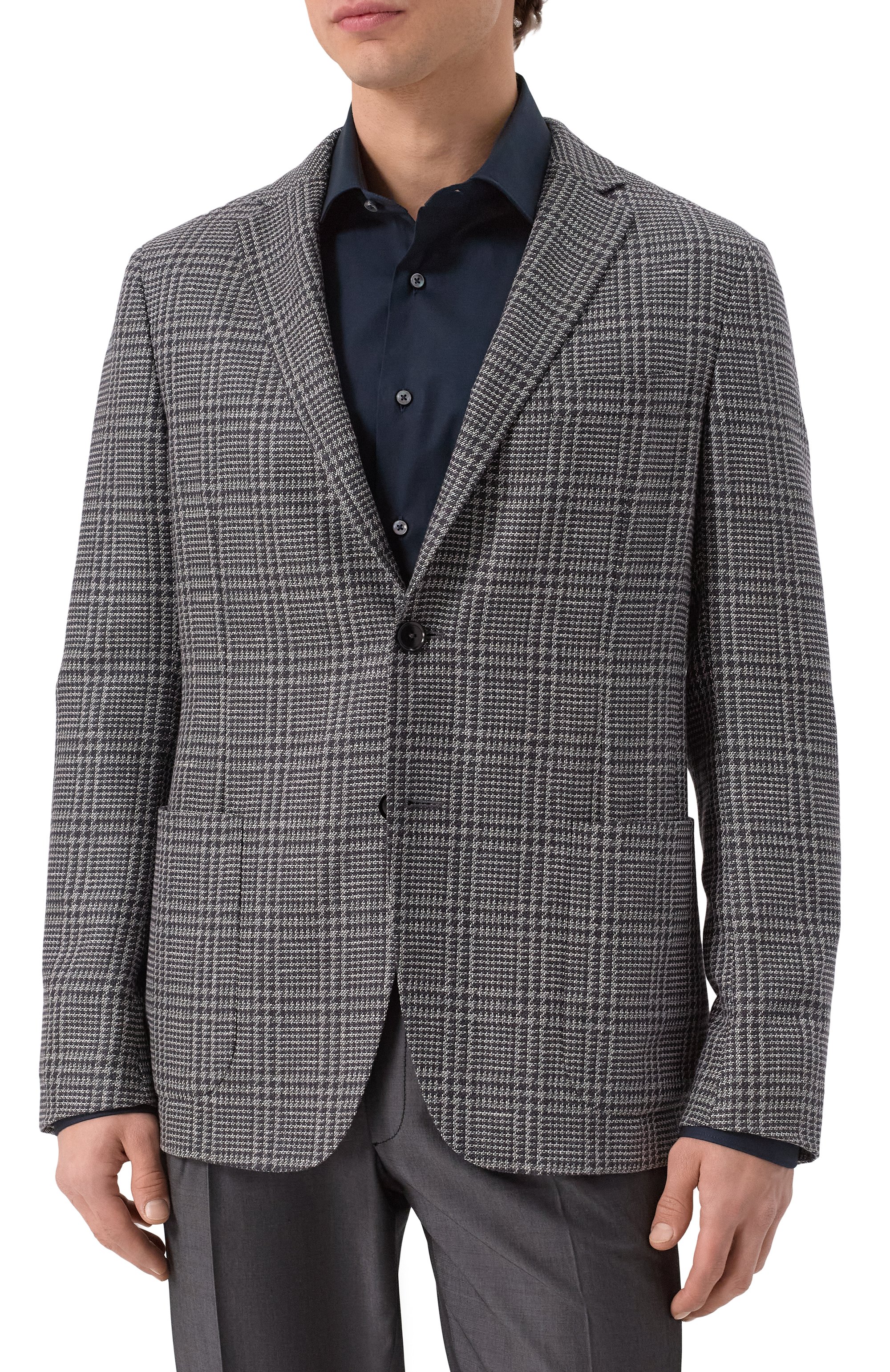 Пиджак из шелка и шерсти ZEGNA, арт. 1DNMG0/916703A9, фото 5