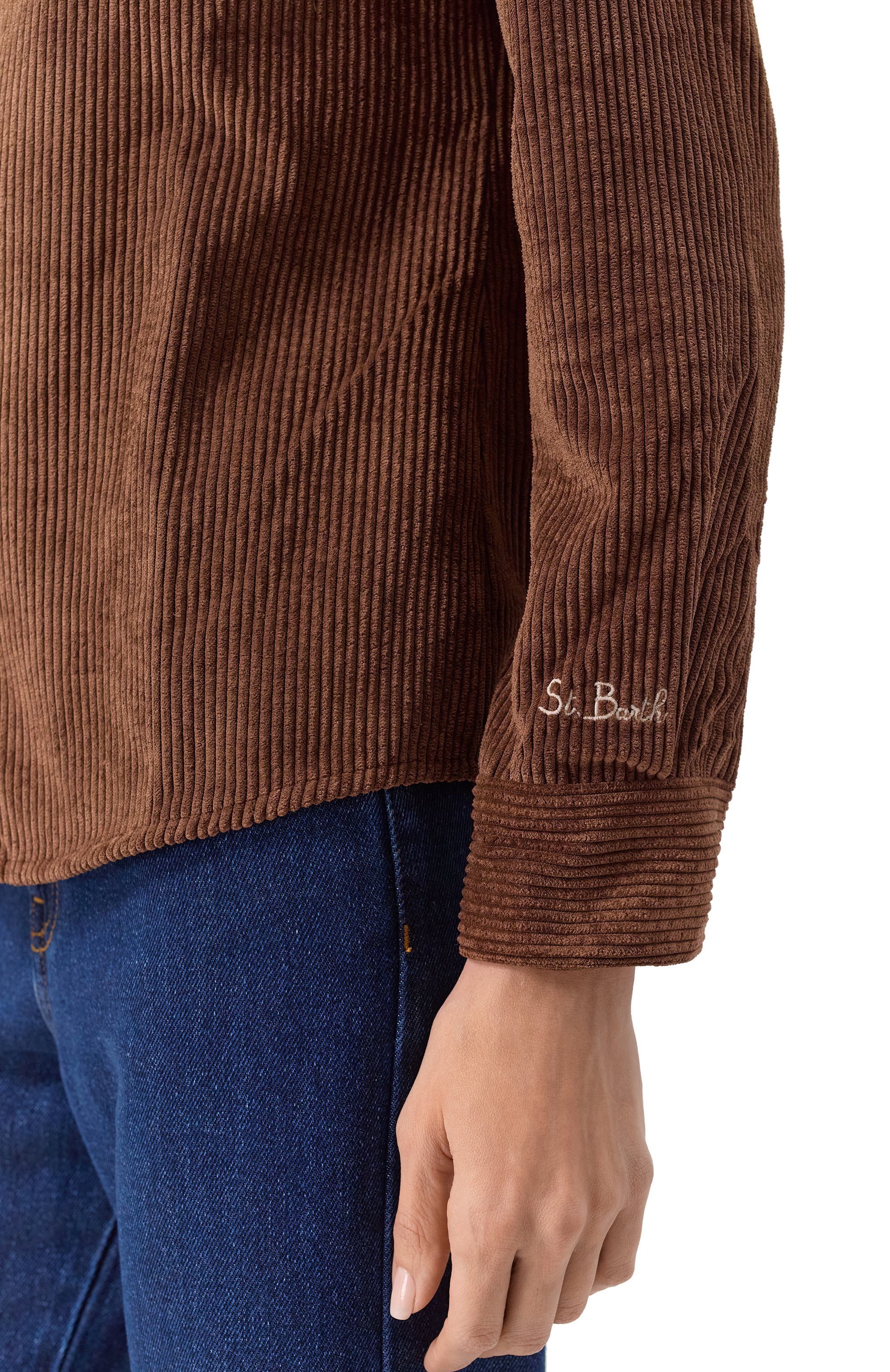 Вельветовая рубашка MC2 SAINT BARTH, арт. DEER/01755G, фото 5