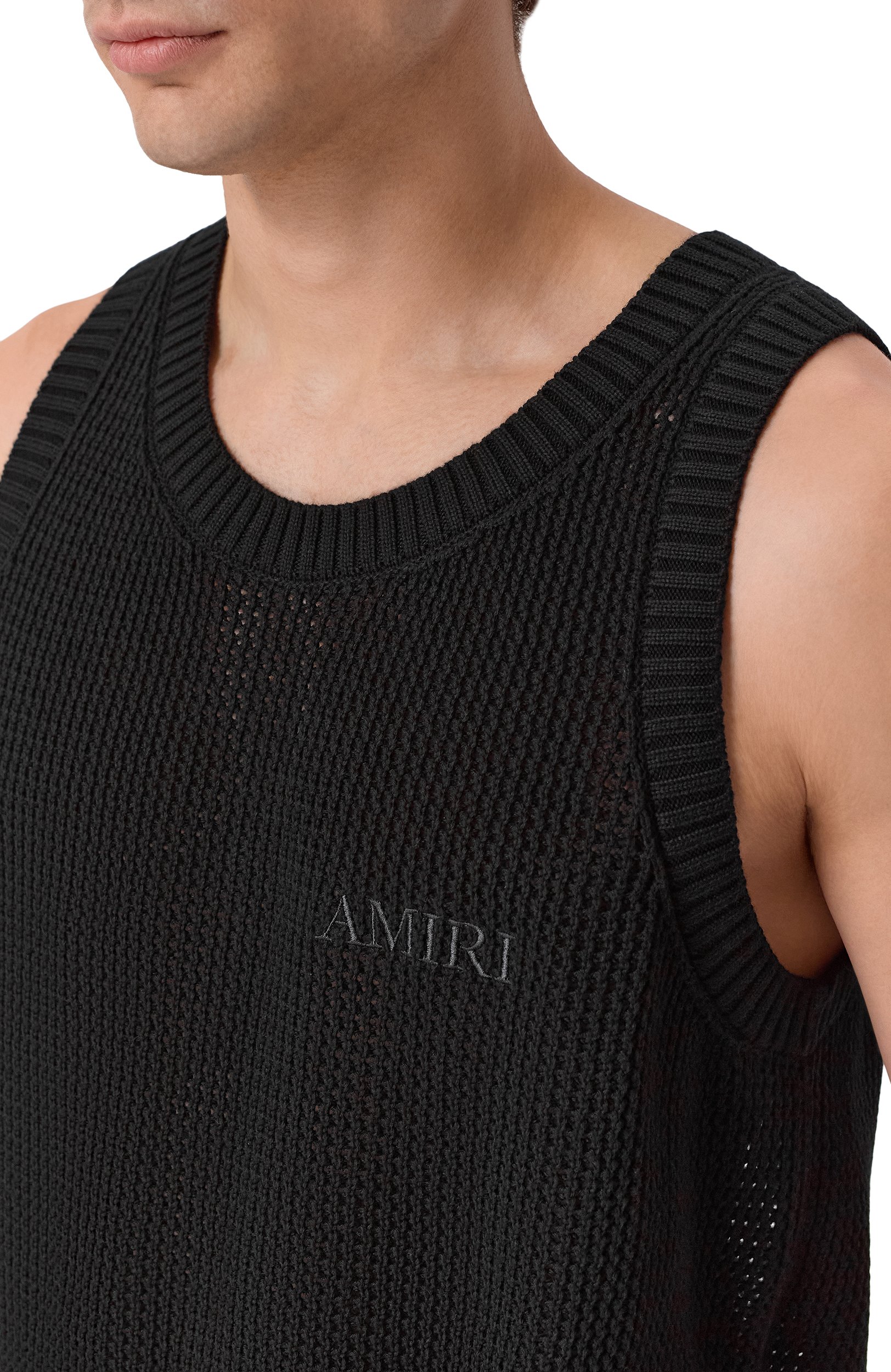 Хлопковая майка AMIRI, арт. AMT0KN1101, фото 5