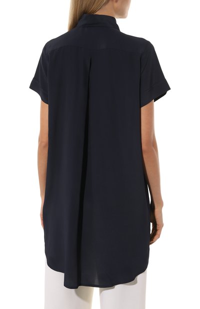 Блузка COLOMBO темно-синего цвета по цене 156500 руб., арт. CM00372, фото 4 Блузка COLOMBO, арт. CM00372, фото 4