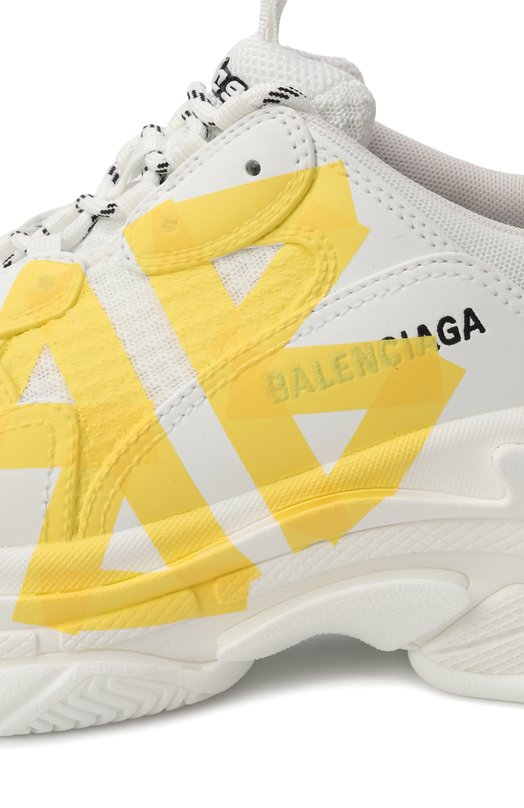 Комбинированные кроссовки Triple S Balenciaga 524039/WTRST Белый  524039/WTRST Фото 7