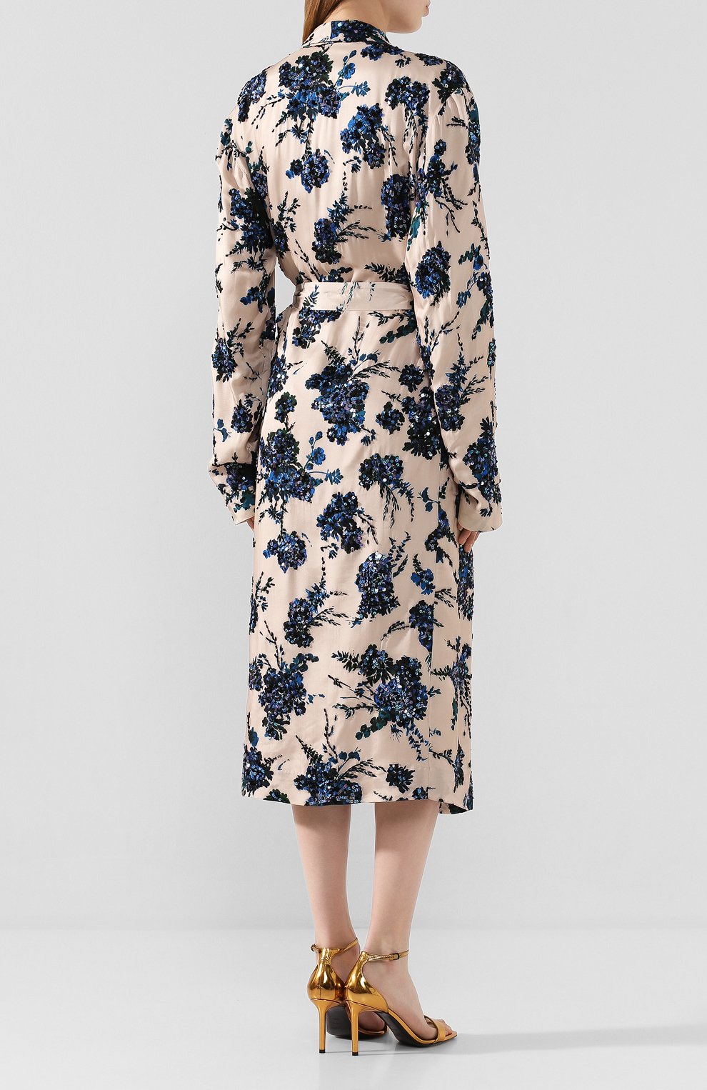 Пальто из вискозы DRIES VAN NOTEN, арт. 201-18626-9435, фото 4