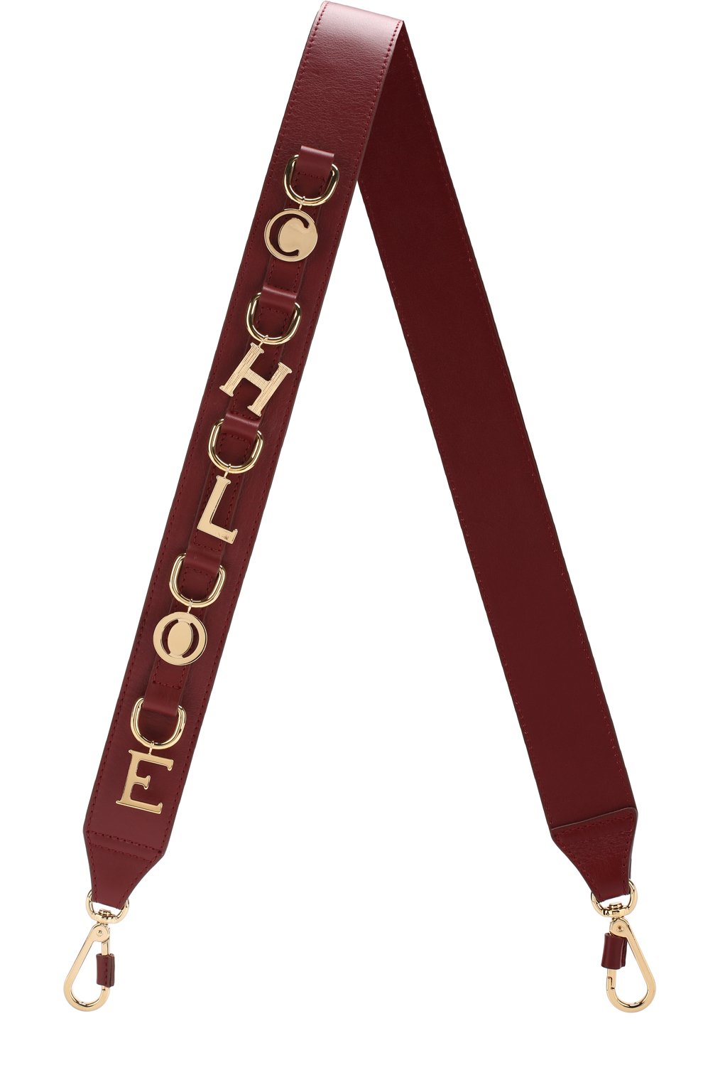 Кожаный ремень для сумки с подвесками CHLOÉ, арт. CHC18AD806H1Z, фото 1