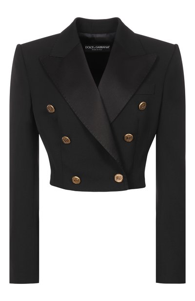 Женский жакет из шерсти и шелка DOLCE & GABBANA, арт. F299YT/FU20W