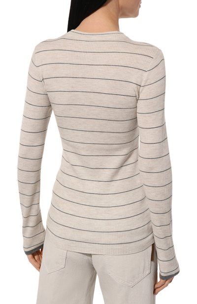 Пуловер из шерсти и кашемира BRUNELLO CUCINELLI, арт. M14818000, фото 4