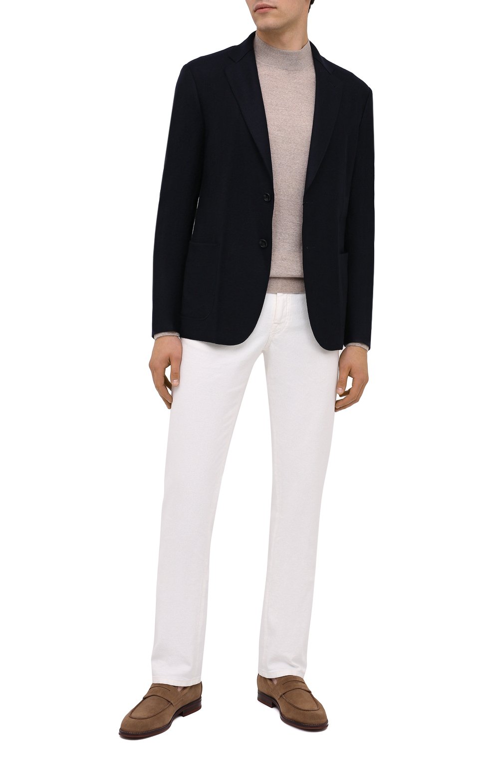 Шерстяной пиджак GIORGIO ARMANI темно-синего цвета по цене 161500 руб., арт. 0WGGG0GS/T01VX, фото 2 Шерстяной пиджак GIORGIO ARMANI, арт. 0WGGG0GS/T01VX, фото 2