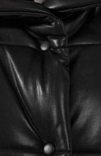 Утепленный жилет NANUSHKA, арт. M0RILL0_BLACK_VEGAN LEATHER, фото 5
