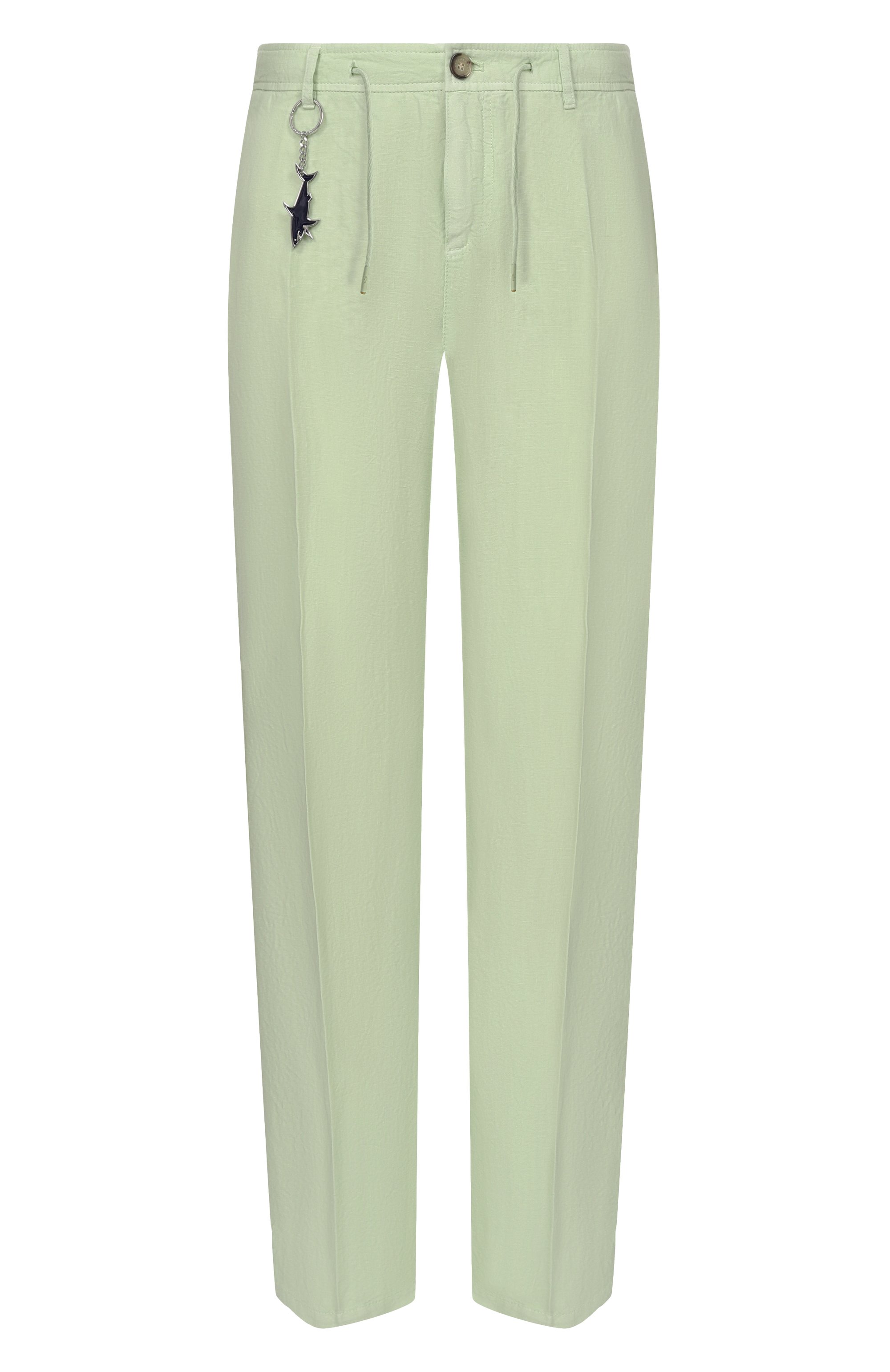 Льняные брюки PAUL&SHARK светло-зеленого цвета по цене 38950 руб., арт. 26414031, фото 1 Льняные брюки PAUL&SHARK, арт. 26414031, фото 1