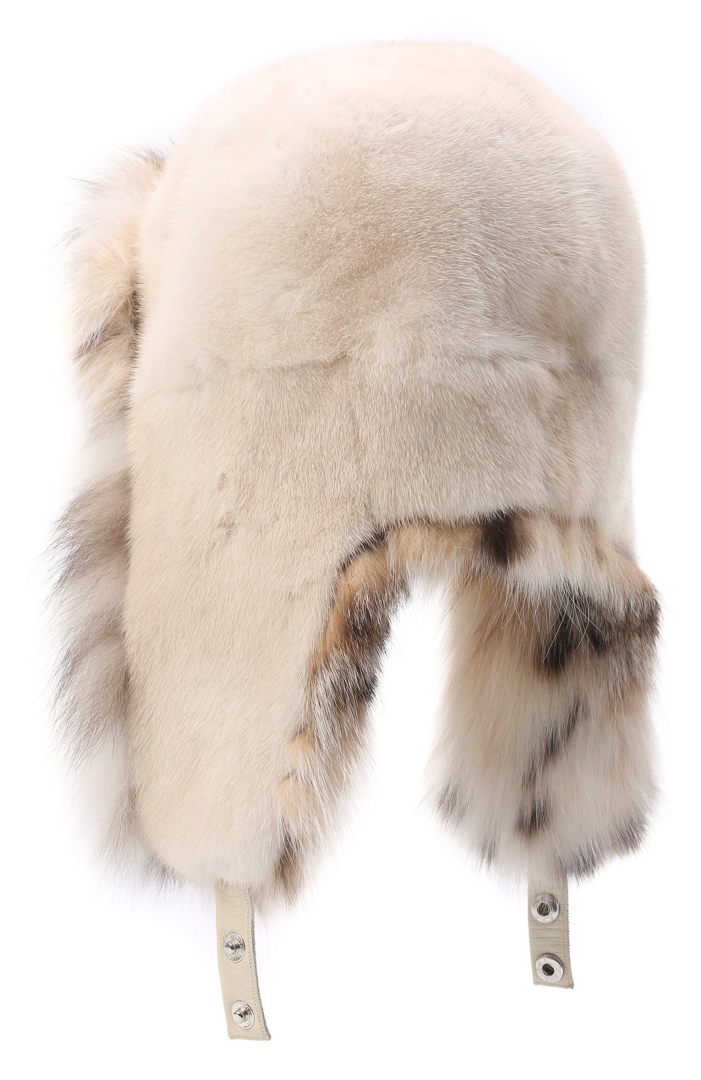 Шапка-ушанка из меха норки и рыси VICTORIA KUSENKOVA, арт. 091206052097, фото 3