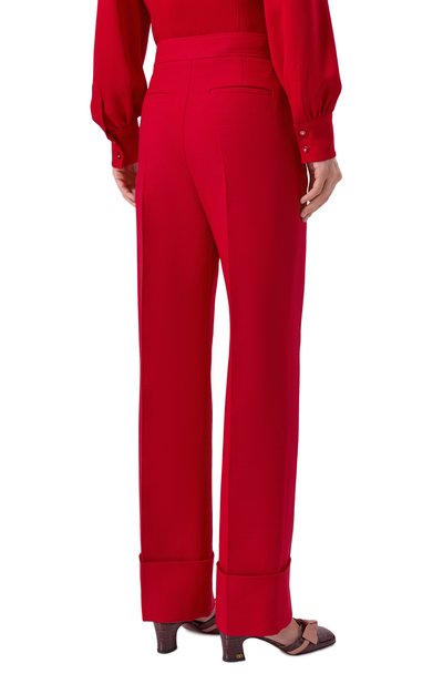 Брюки из шерсти и шелка VALENTINO, арт. 8B3RB6Z7/1CF, фото 4