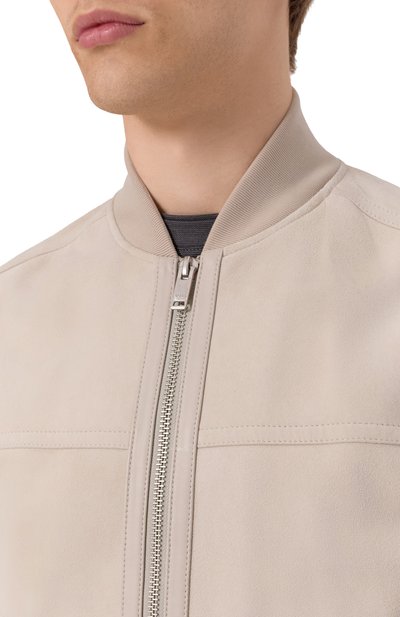 Замшевый бомбер BOSS ORANGE, арт. 50543505, фото 5