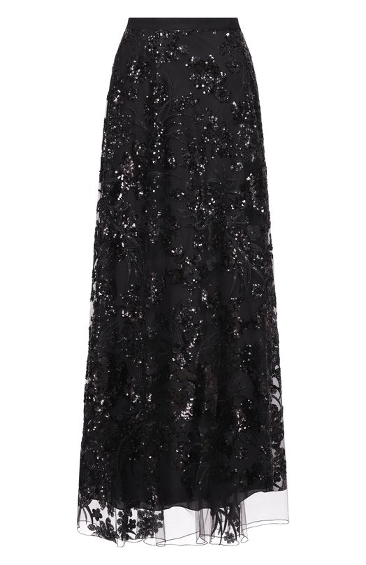 Юбка с отделкой пайетками Zuhair Murad RSK26055/TUEM016 Чёрный RSK26055/TUEM016
