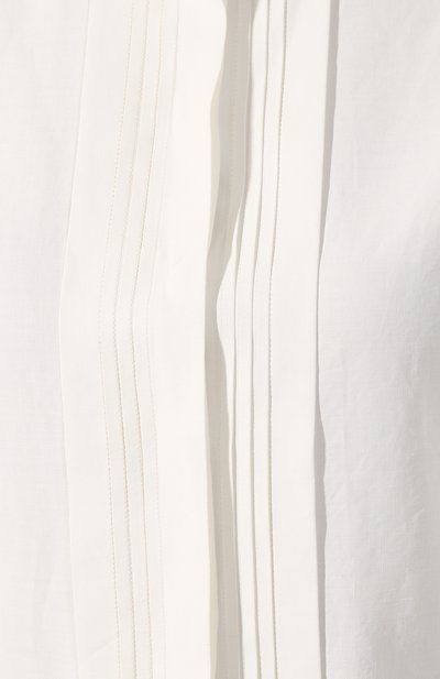 Льняное платье CHLOÉ белого цвета по цене 286500 руб., арт. CHC19AR086043, фото 5 Льняное платье CHLOÉ, арт. CHC19AR086043, фото 5