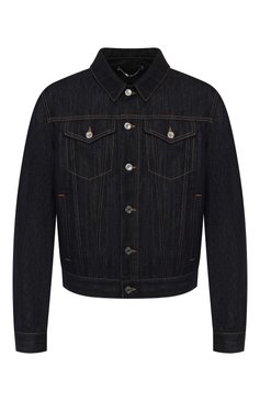 Мужская джинсовая куртка BERLUTI темно-синего цвета, арт. R160BL72-001 | Фото 1 (Статус проверки: Проверена категория; Материал внешний: Шелк, Хлопок, Деним; Кросс-КТ: Деним, Куртка, Легкие; Мужское Кросс-КТ: Верхняя одежда; Длина (верхняя одежда): Короткие; Рукава: Длинные; Материал сплава: Проставлено; Драгоценные камни: Проставлено; Стили: Кэжуэл; Автоматизация Diginetica: Не назначено)