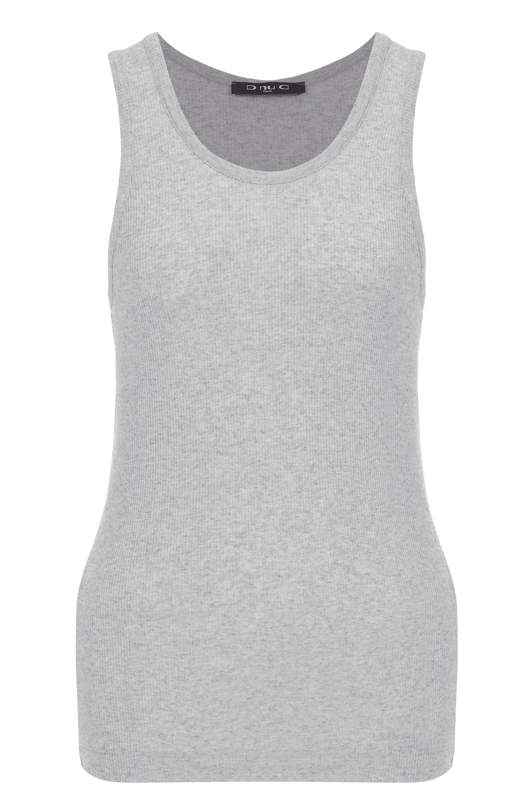 Майка DNUD PARIS серого цвета по цене 12830 руб., арт. L860, фото 1 Майка DNUD PARIS, арт. L860, фото 1