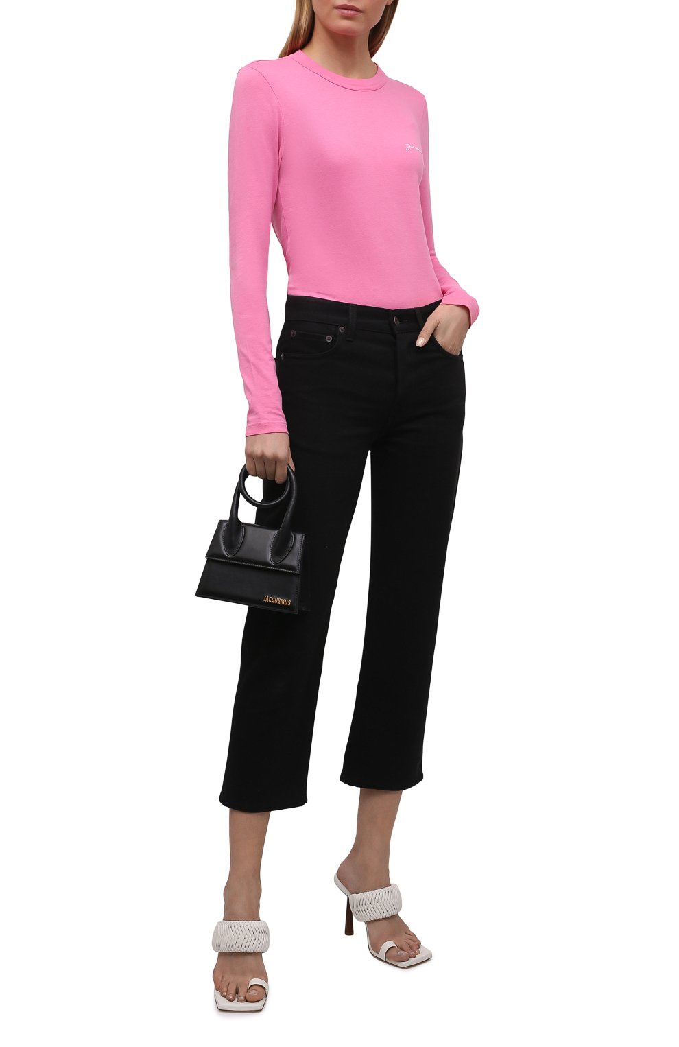 Хлопковый лонгслив JACQUEMUS, арт. 211JS002-2160, фото 2