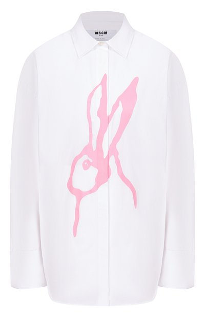 Женская хлопковая рубашка MSGM, арт. 3941MDE18X/257602