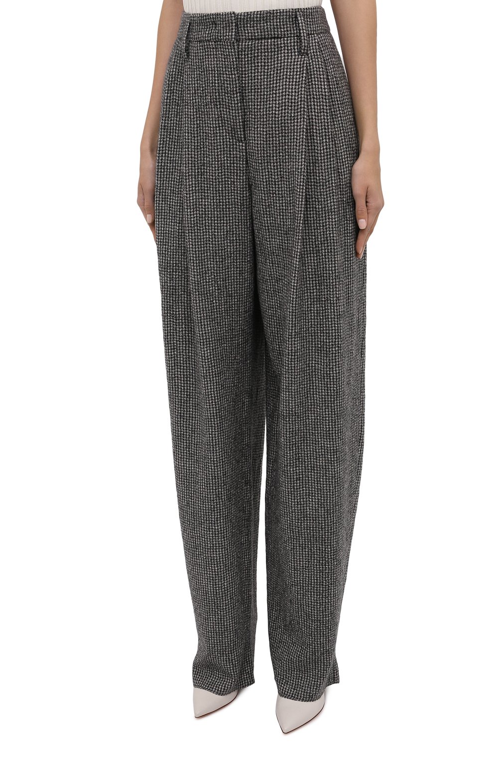 Брюки из шерсти и кашемира GIORGIO ARMANI, арт. 1WHPP0IH/T02N7, фото 3