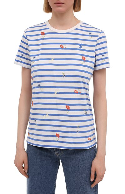 Хлопковая футболка POLO RALPH LAUREN, арт. 211838141, фото 3