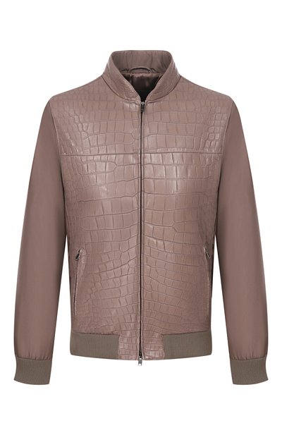 Мужская куртка с отделкой из кожи крокодила MVST, арт. M26.CSM.L402/1122