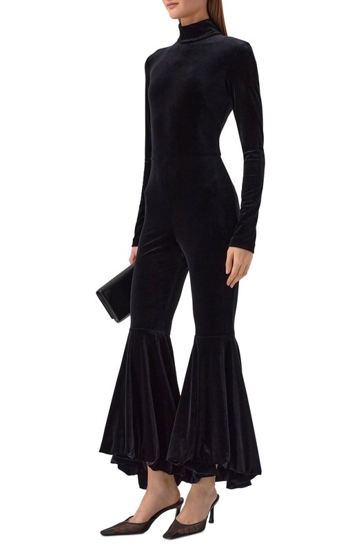 Бархатный комбинезон Pervert PE26/DR03/60-11 Чёрный  PE26/DR03/60-11 Фото 2