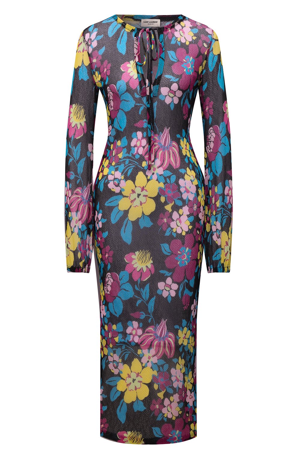 Платье из вискозы SAINT LAURENT, арт. 659003/Y75BI, фото 1