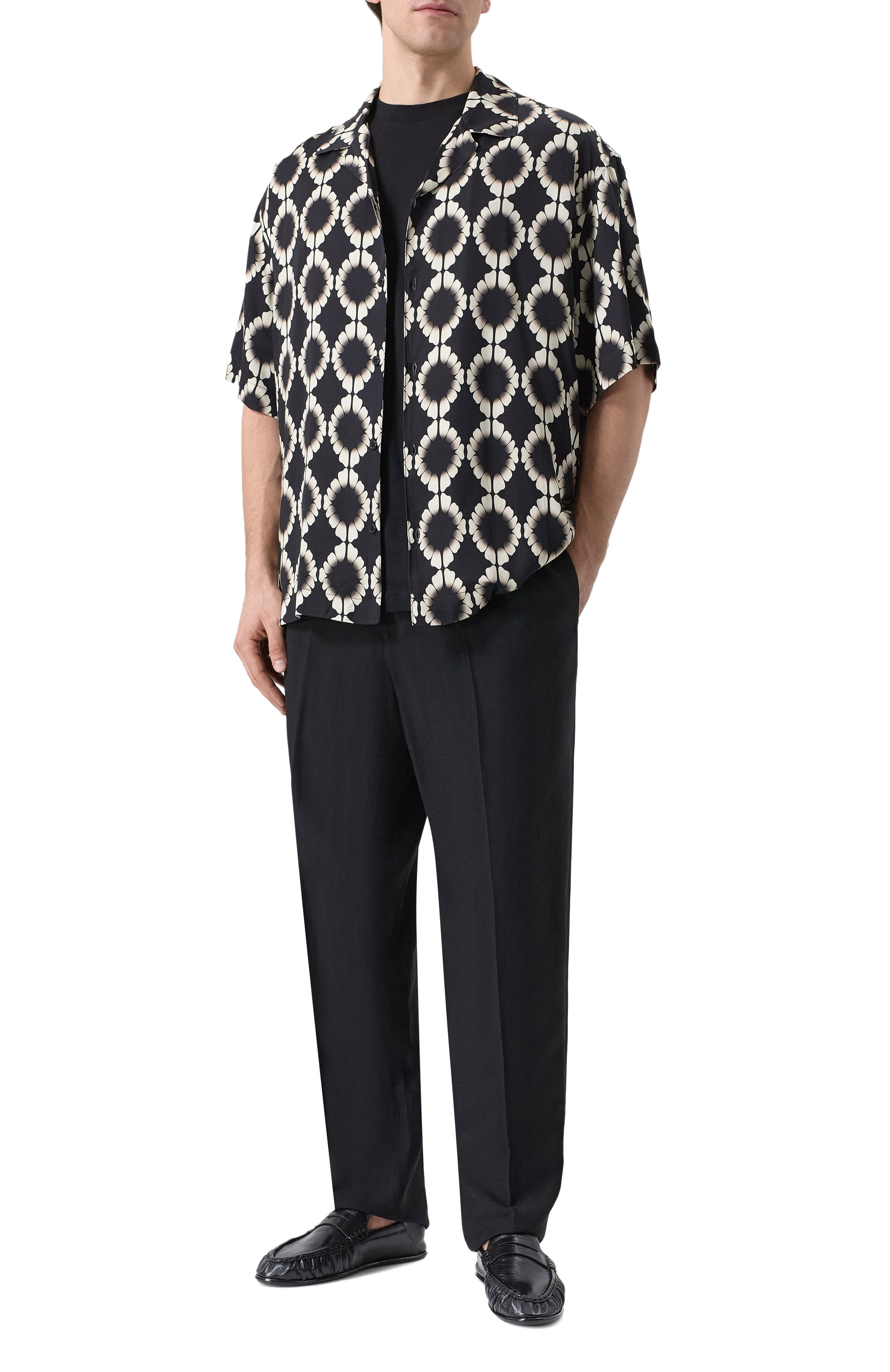 Брюки из вискозы и льна LANEUS, арт. S6LAMAPA083, фото 2