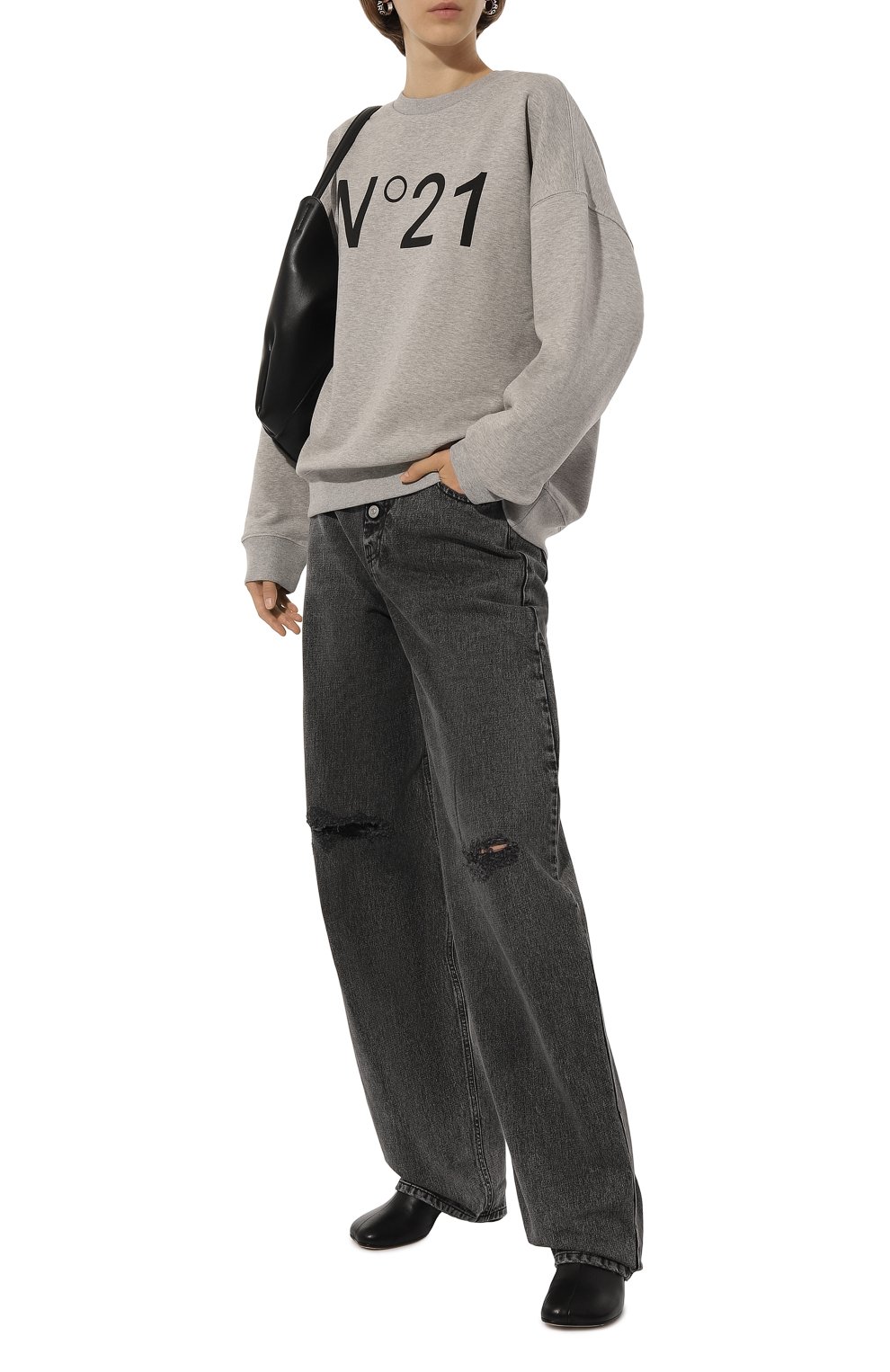 Хлопковый свитшот N21, арт. E032/6329, фото 2