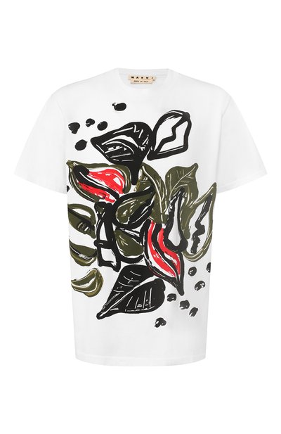 Хлопковая футболка MARNI, арт. HUMU0142P0/S22763, фото 1