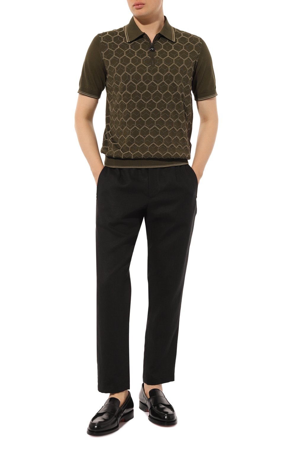 Льняные брюки DOLCE & GABBANA, арт. GVZAET/GG862, фото 2