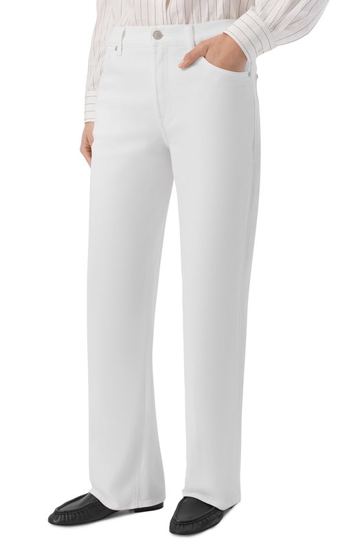 Джинсы Stovepipe 7 For All Mankind 7U4N0C14/ST0VEPIPE STRAIGHT Белый  7U4N0C14/ST0VEPIPE STRAIGHT Фото 3