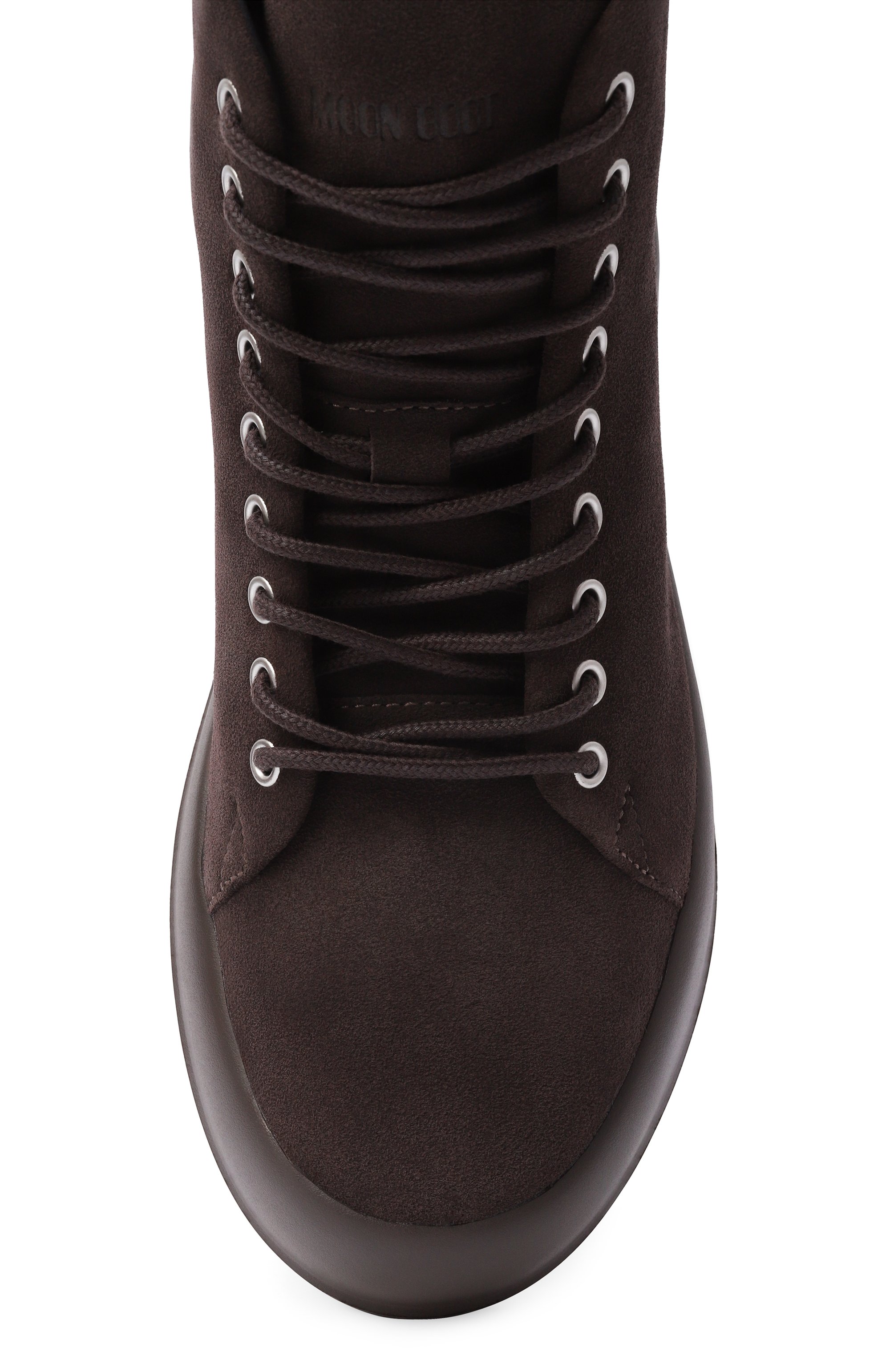 Замшевые ботинки mezzaluna MOON BOOT темно-коричневого цвета по цене 25750 руб., арт. 80D2500030, фото 6 Замшевые ботинки mezzaluna MOON BOOT, арт. 80D2500030, фото 6