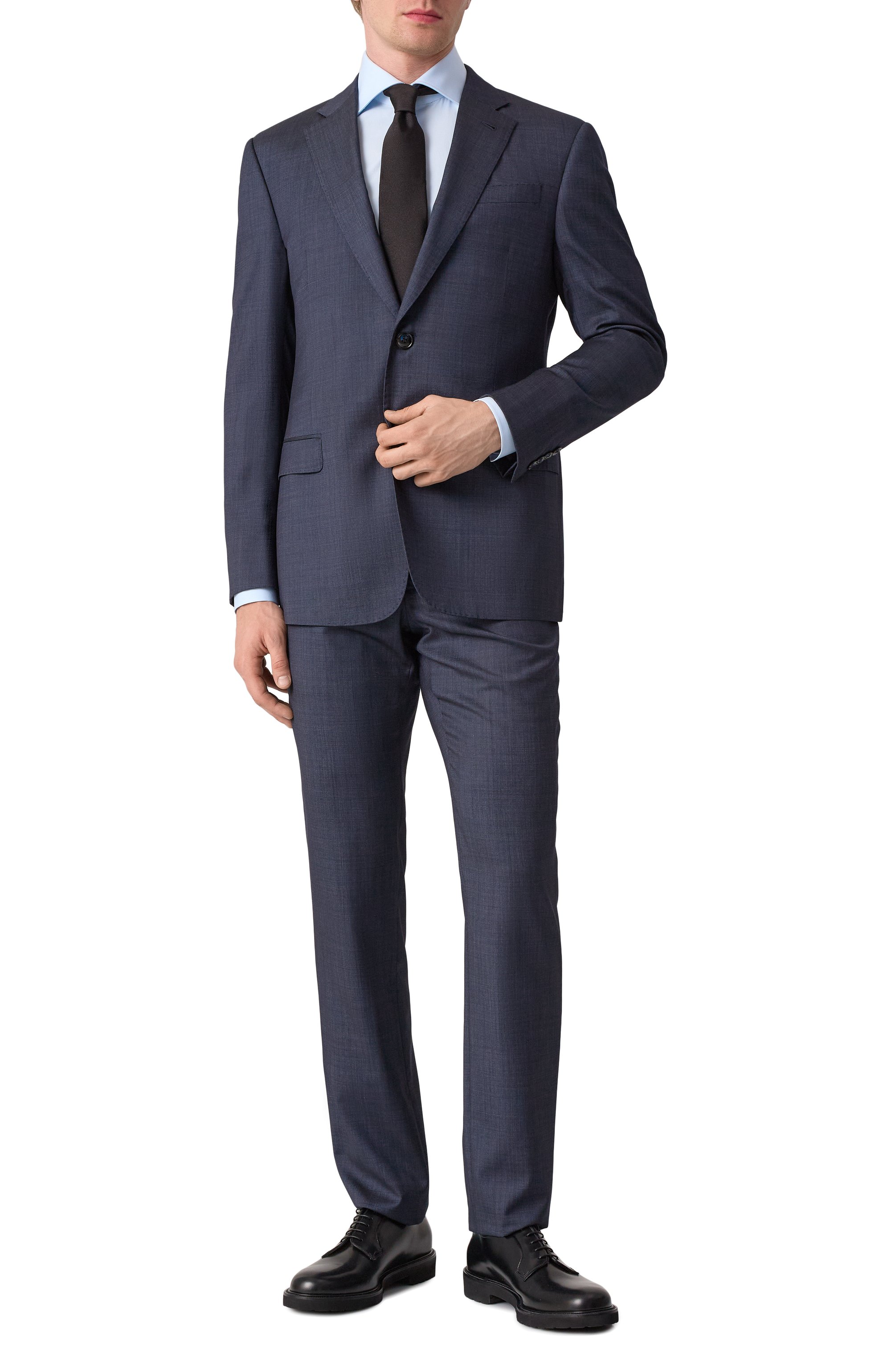 Костюм из шерсти и шелка GIORGIO ARMANI, арт. GM000007/TE13594, фото 2