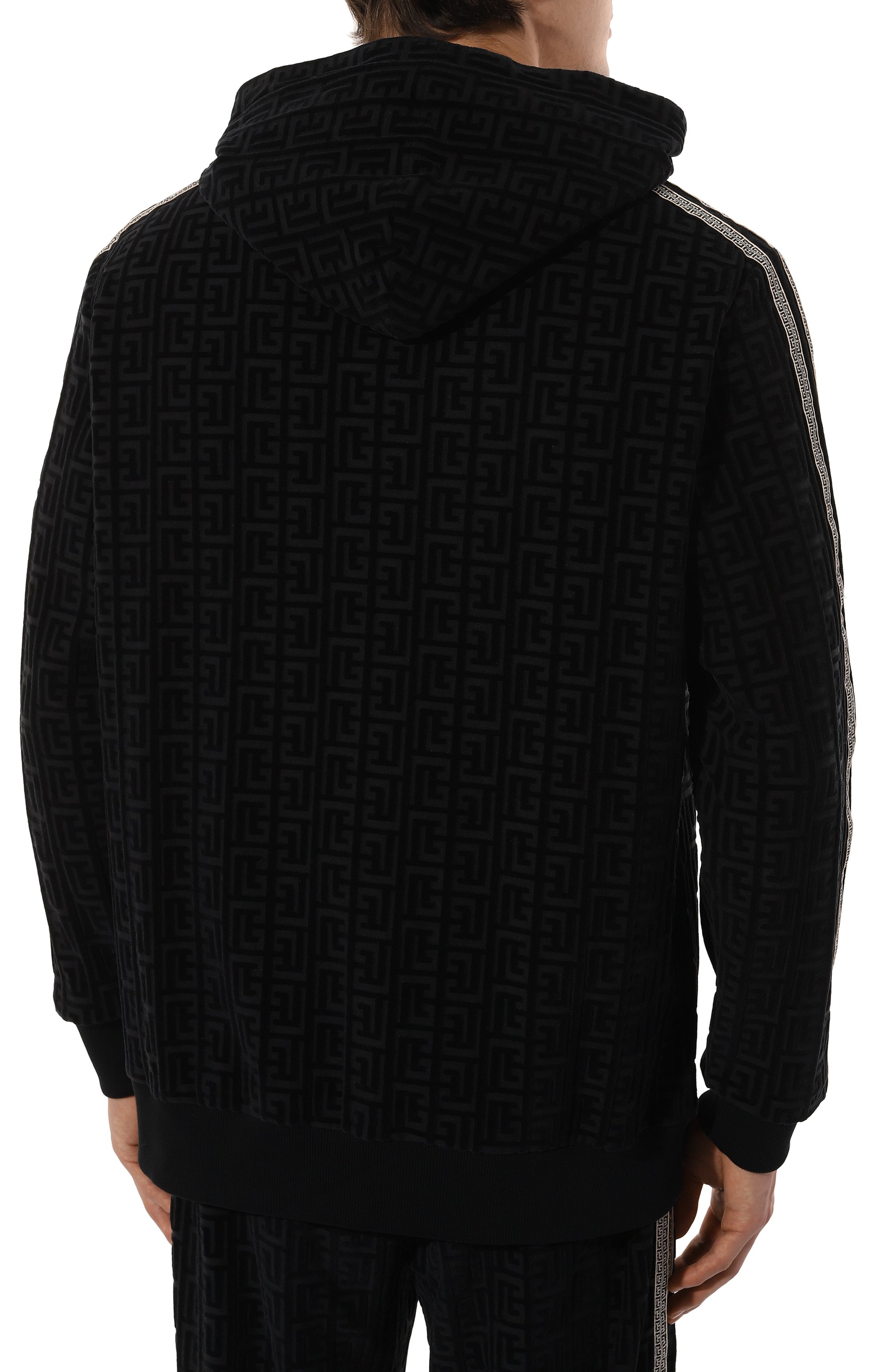 Хлопковое худи BALMAIN, арт. BH1JT200/JG41, фото 4