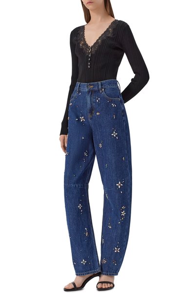 Джинсы SELF-PORTRAIT, арт. AW25827PBL, фото 2