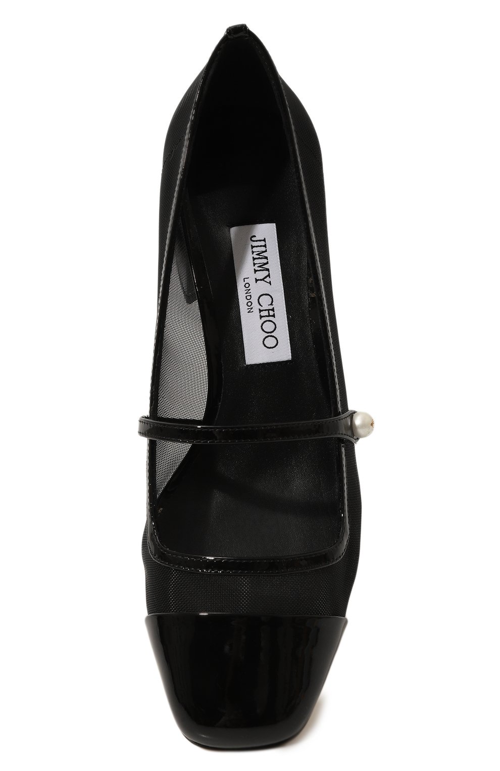 Комбинированные туфли elisa 45 JIMMY CHOO, арт. ELISA 45/TNX, фото 6