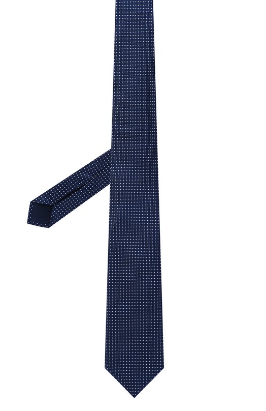 Шелковый галстук Zilli CRAV2BM0600VP0I00 Синий  CRAV2BM0600VP0I00 Фото 3