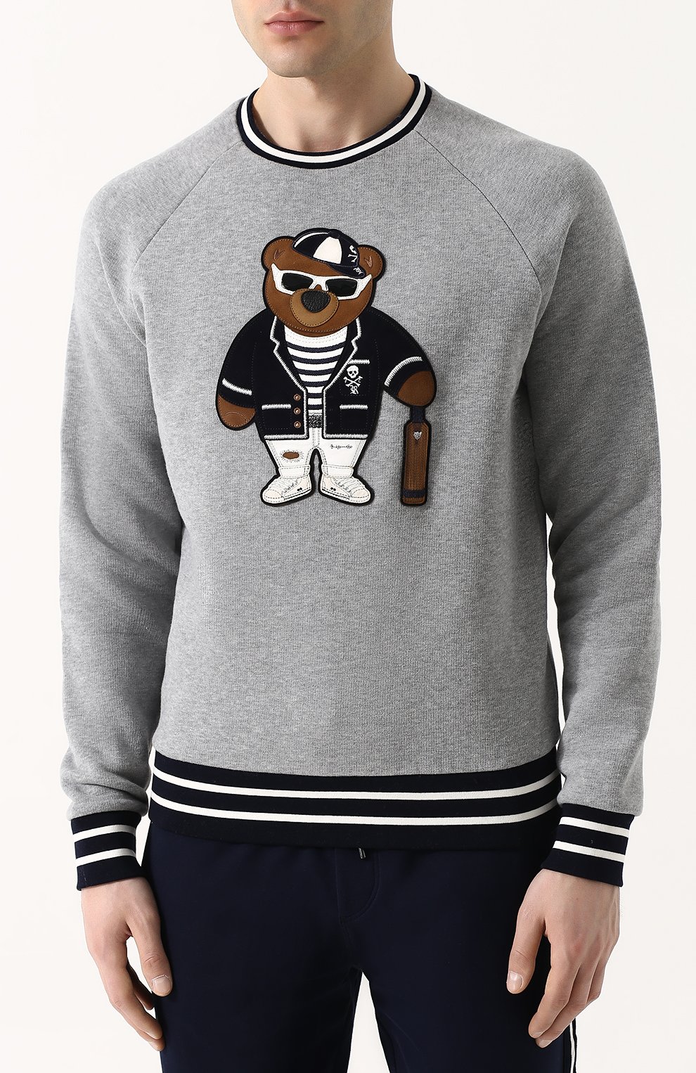 Хлопковый свитшот с аппликацией RALPH LAUREN, арт. 790682585, фото 3