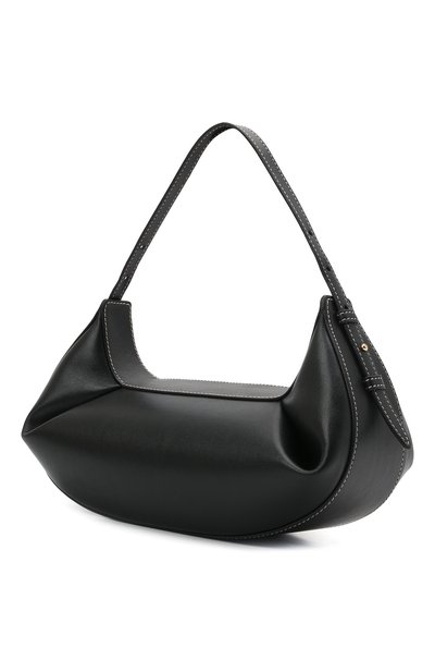 Сумка fortune cookie YUZEFI черного цвета по цене 49600 руб., арт. YUZIC0-HB-FC-00, фото 3 Сумка fortune cookie YUZEFI, арт. YUZIC0-HB-FC-00, фото 3