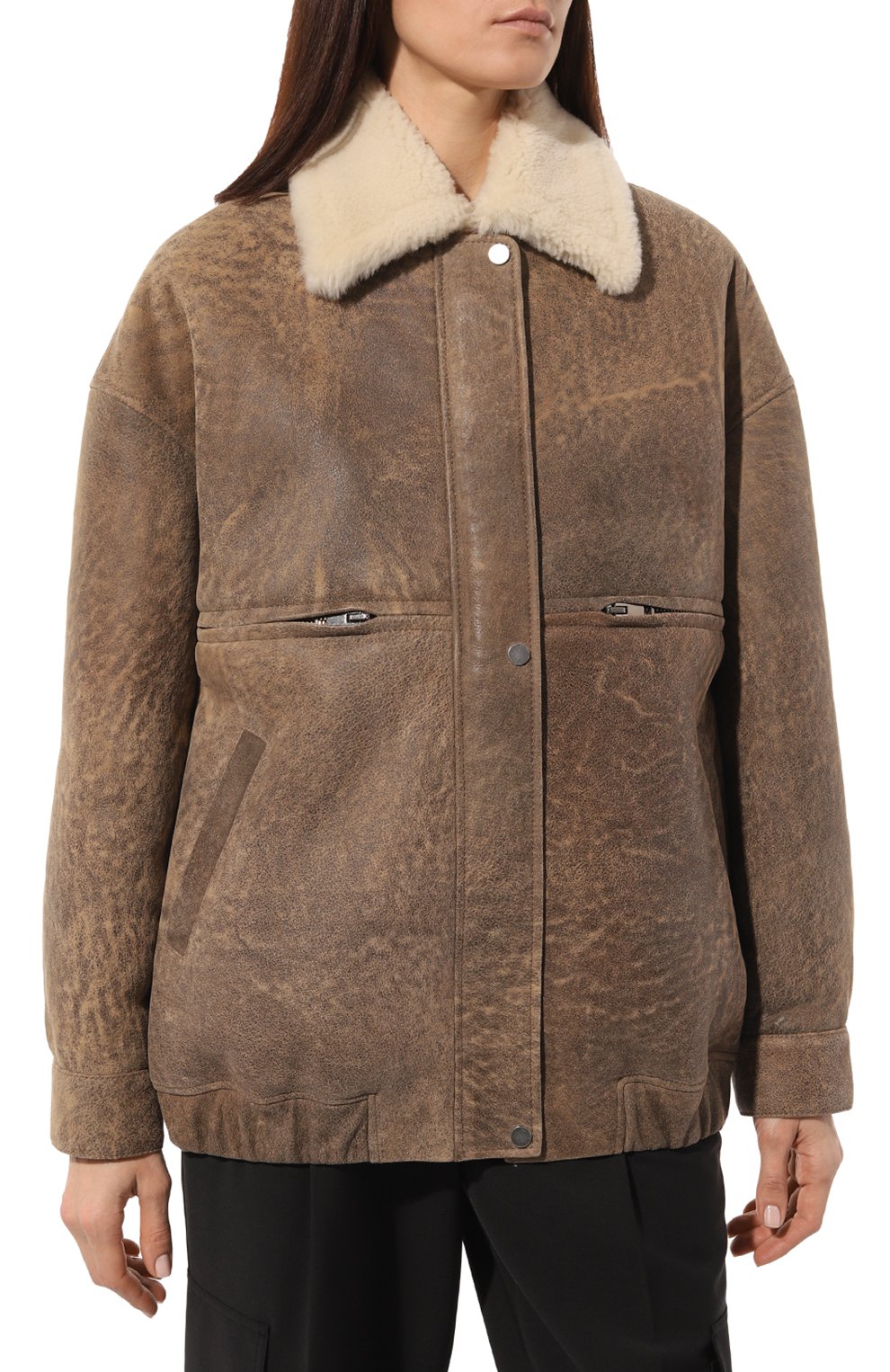 Двусторонняя дубленка из овчины LUDA NIKISHINA, арт. FJ/VILLE/np-kr/copper, фото 3