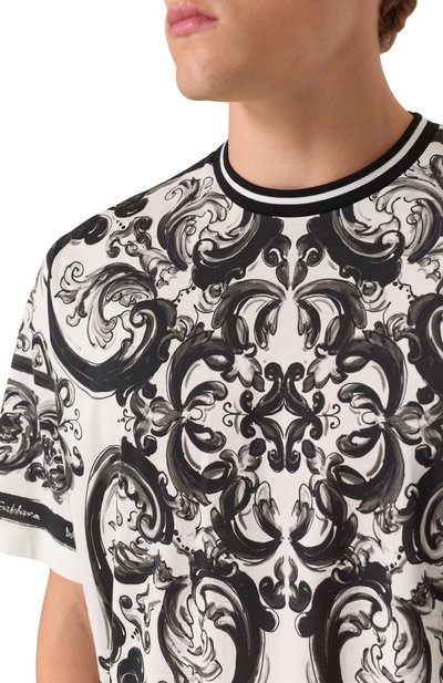 Хлопковая футболка DOLCE & GABBANA, арт. G8PN9T/II7HM, фото 5
