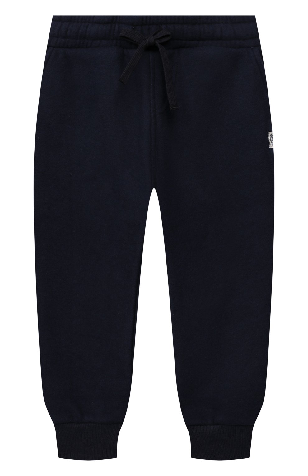 Хлопковые джоггеры DAL LAGO темно-синего цвета по цене 12400 руб., арт. N532/8535/4-6, фото 1 Хлопковые джоггеры DAL LAGO, арт. N532/8535/4-6, фото 1