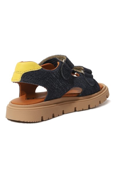 Кожаные сандалии RONDINELLA темно-синего цвета по цене 18450 руб., арт. 0917-3N/30, фото 3 Кожаные сандалии RONDINELLA, арт. 0917-3N/30, фото 3