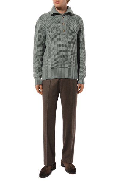 Брюки из шерсти и кашемира ANDREA CAMPAGNA, арт. LUCAN0 ELAX/ZG1200, фото 2