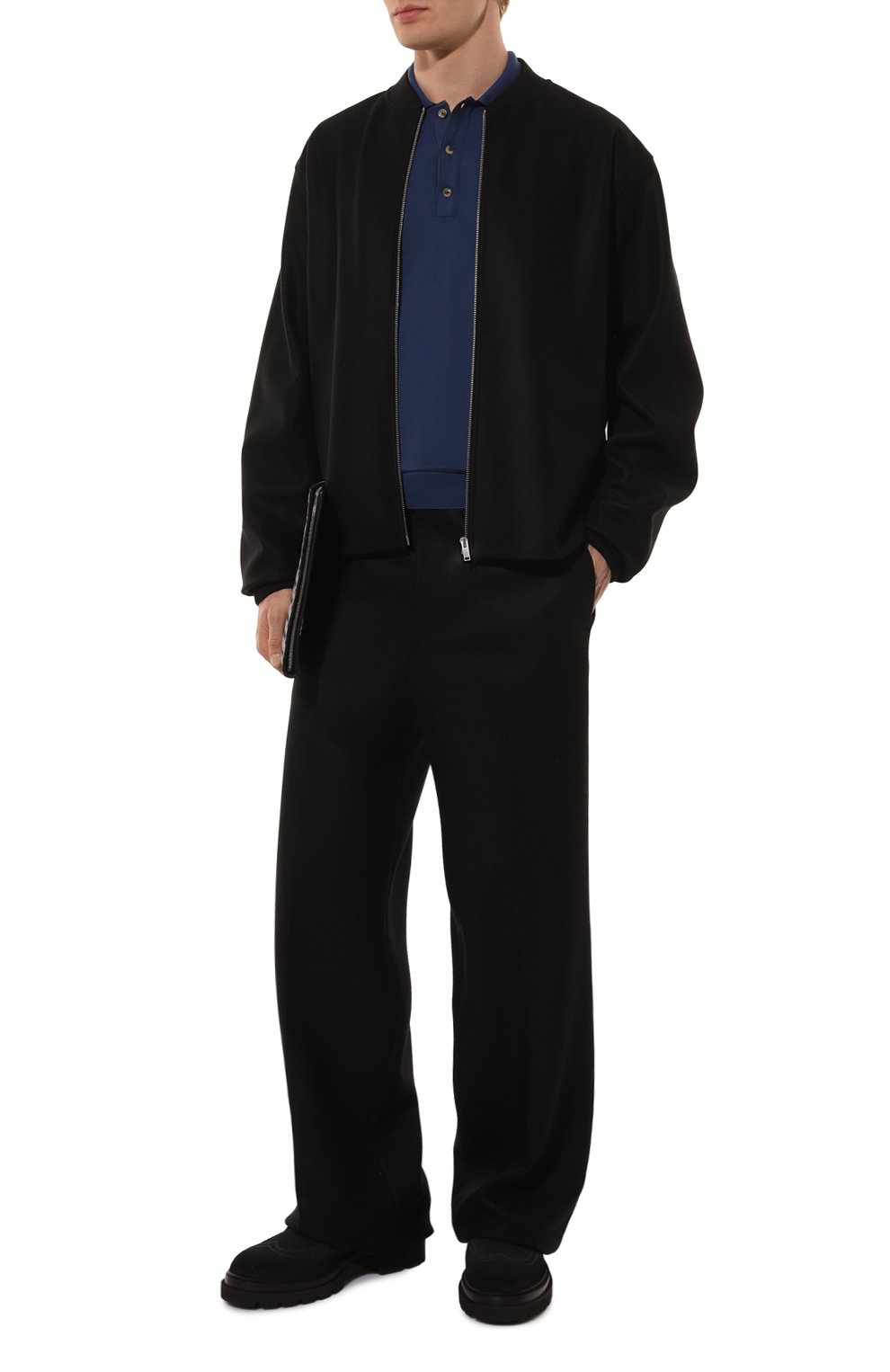 Шерстяные брюки JIL SANDER, арт. J22KA0227/J40045, фото 2