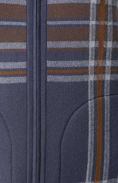 Кашемировый кардиган LORO PIANA синего цвета по цене 555000 руб., арт. FAI7099, фото 5 Кашемировый кардиган LORO PIANA, арт. FAI7099, фото 5