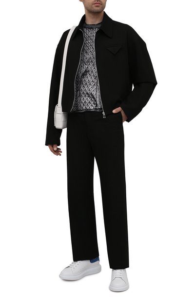 Кожаные кеды oversized ALEXANDER MCQUEEN, арт. 625162/WHZ4K, фото 2