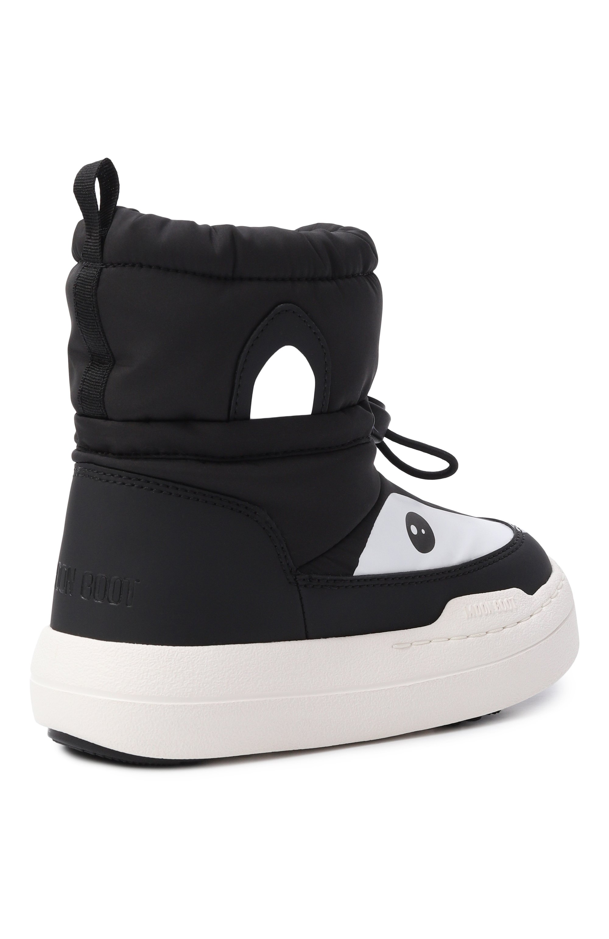Утепленные сапоги MOON BOOT черно-белого цвета по цене 19950 руб., арт. 80D3440100, фото 3 Утепленные сапоги MOON BOOT, арт. 80D3440100, фото 3