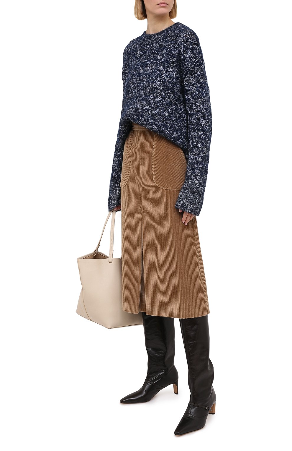 Вельветовая юбка DOLCE & GABBANA светло-коричневого цвета по цене 97500 руб., арт. F4BX3T/FUWC5, фото 2 Вельветовая юбка DOLCE & GABBANA, арт. F4BX3T/FUWC5, фото 2