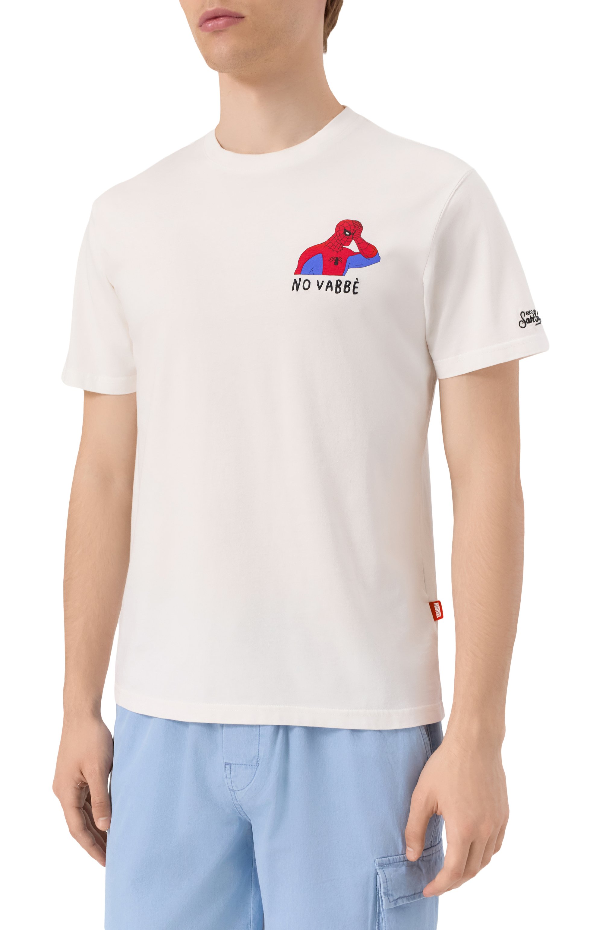 Хлопковая футболка MC2 SAINT BARTH, арт. STBM TSHIRT MAN/00007H, фото 3